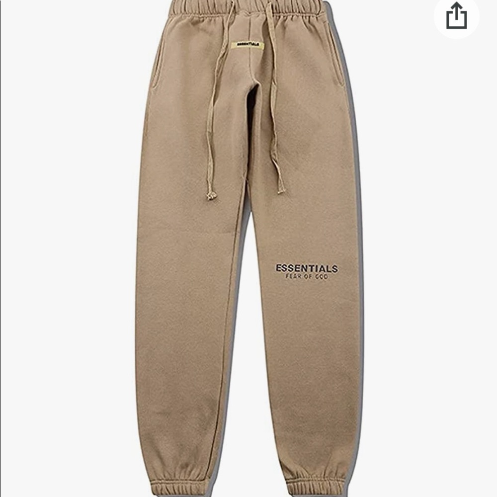 Essentials Fear of God sweat set in khaki - Dupe